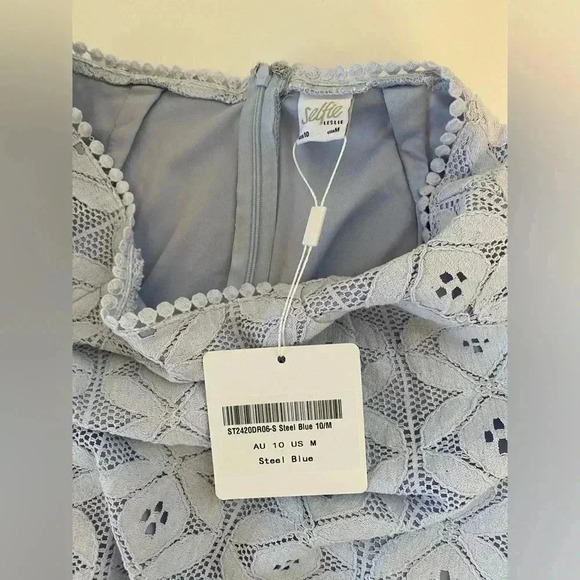 Selfie Leslie NWT Asymmetrical Ruffle Hem MIDI Skirt Two Piece Set Size Medium - Picture 7 of 16